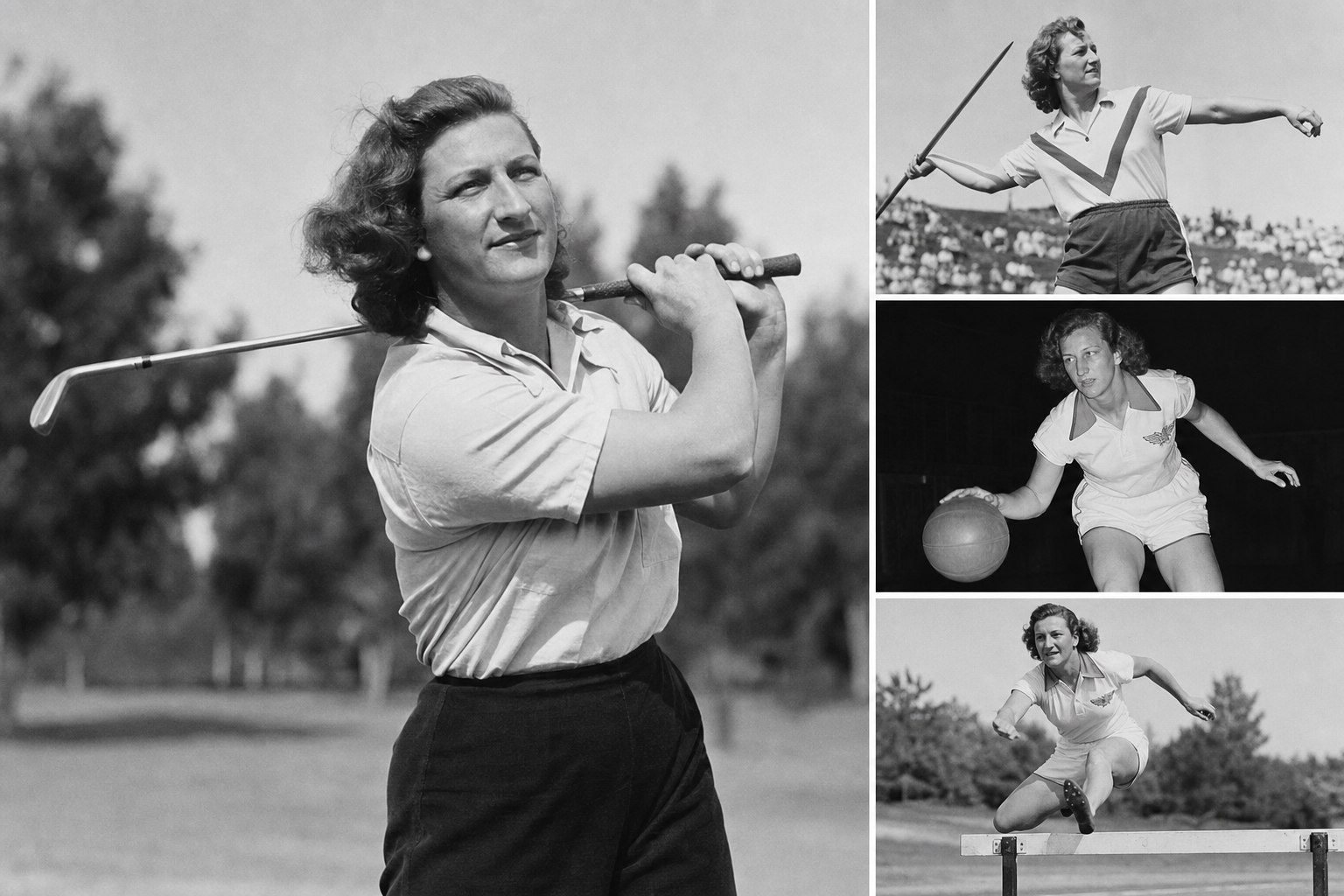 Babe Didrikson Zaharias'ın ilham verici spor hayatı fotoğrafları