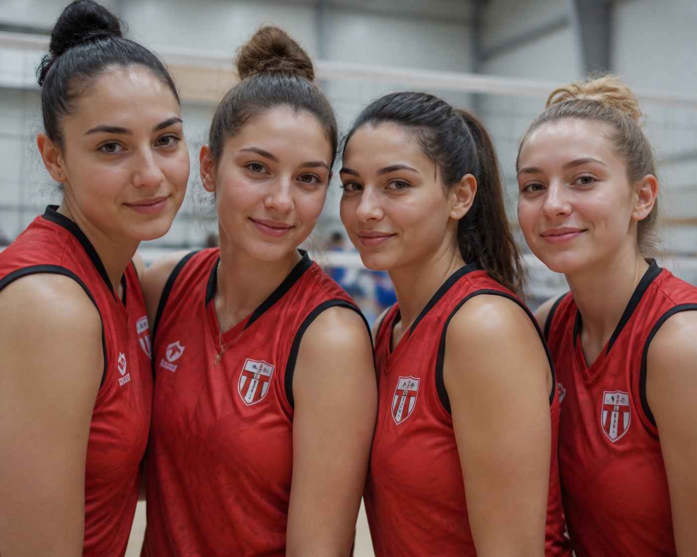 Çanakkale spor güzel kızlar BB krem ile doğal görünümlü makyaj