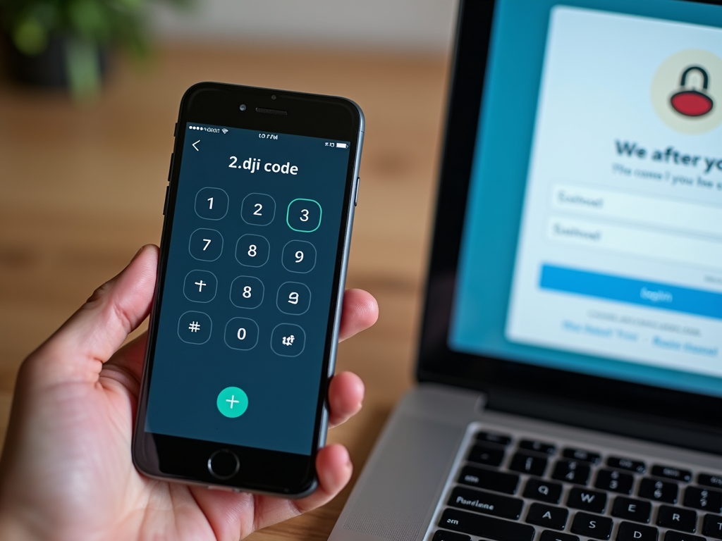 İki faktörlü kimlik doğrulama kodu gösteren akıllı telefon