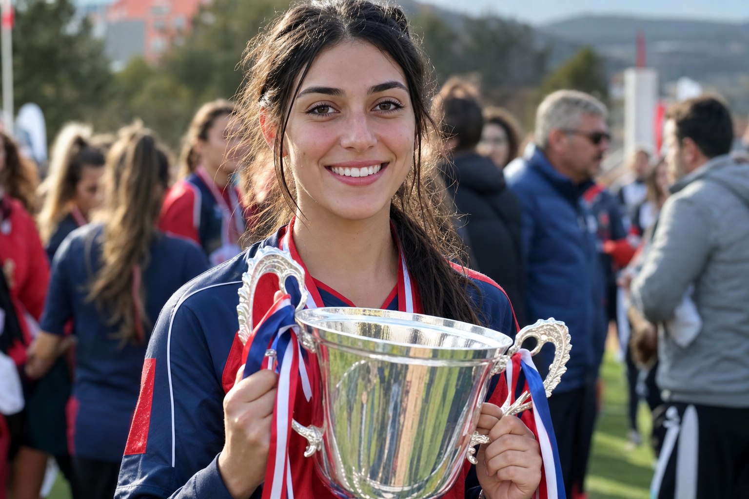 Başarı kazanan Çanakkale spor güzel kız