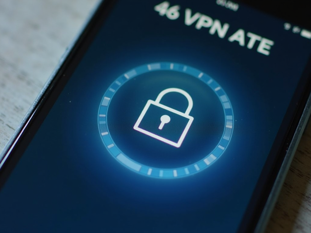 VPN uygulamasını etkinleştiren bir telefon