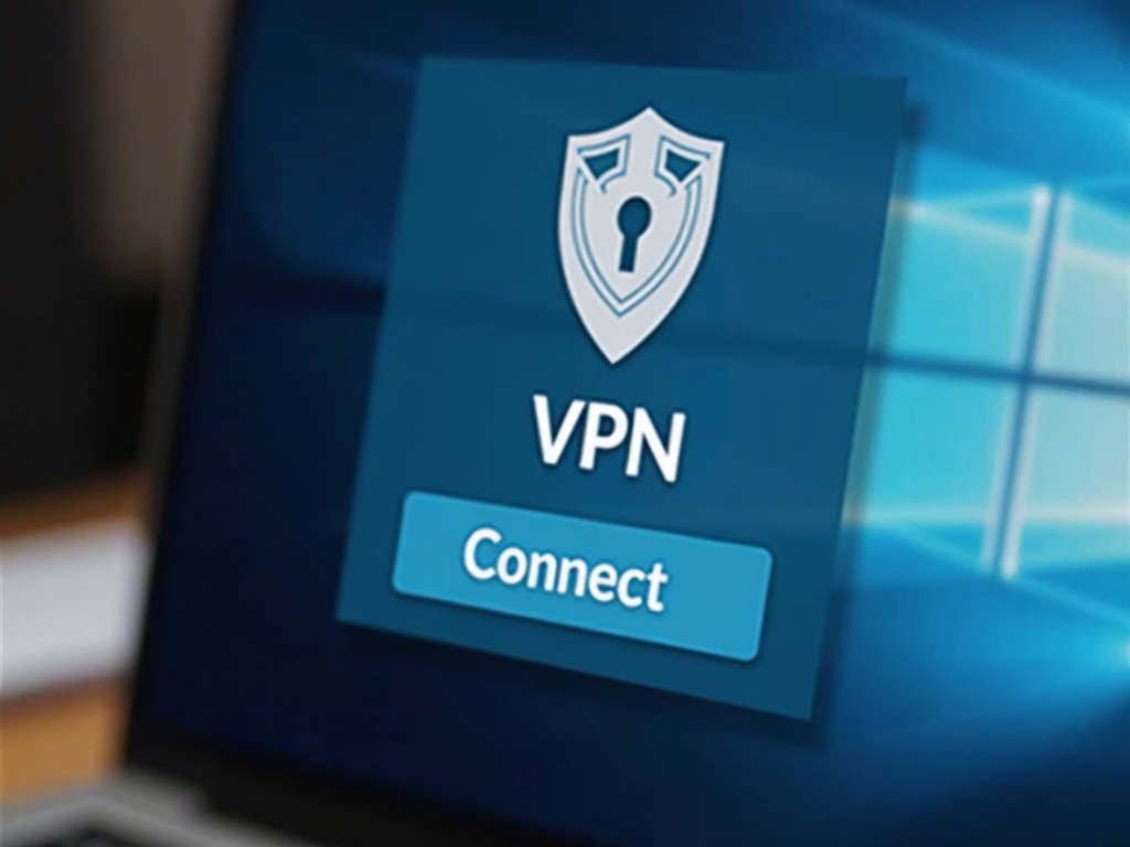 Bir VPN uygulamasının arayüzünü gösteren bir dizüstü bilgisayar ekranı.