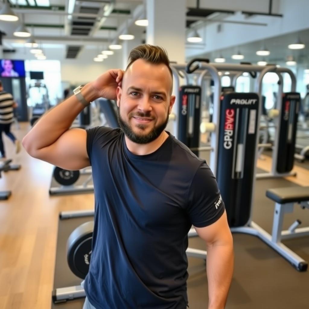Çanakkale’deki Pro Life Fitness’ta genç bir kız koşu bandında çalışırken.