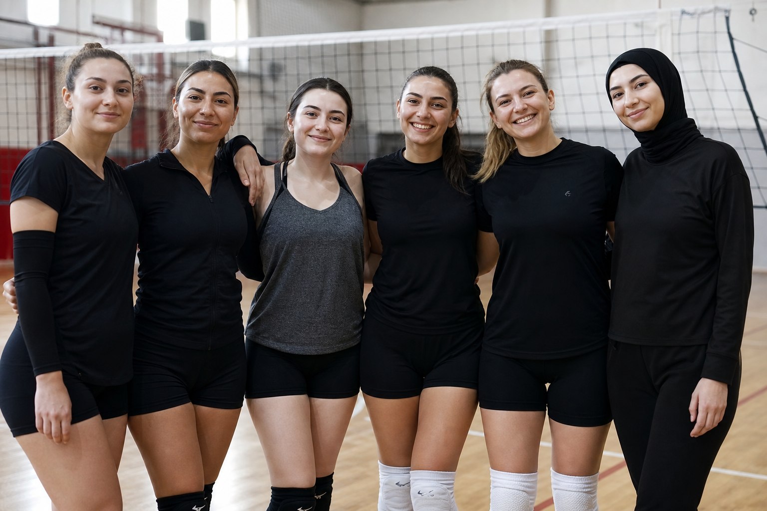 Çanakkale Gençlik Merkezleri Spor Etkinlikleri'nde kadın sporcular bir arada