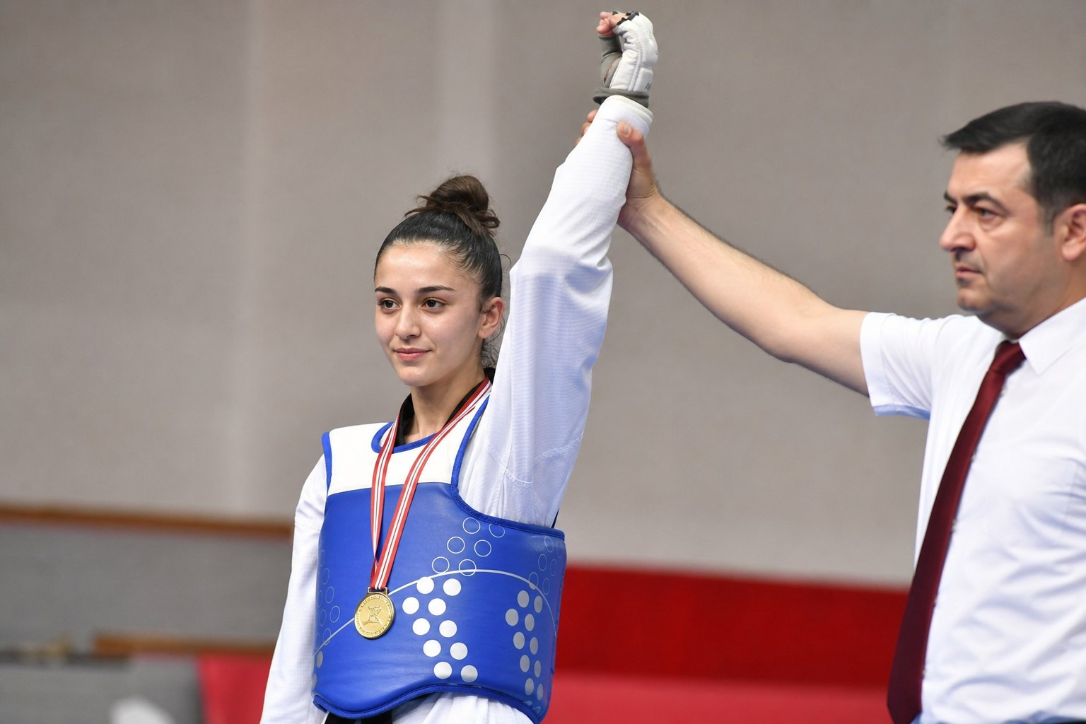Çanakkale’li kadın tekvando sporcusu Türkiye şampiyonu oldu