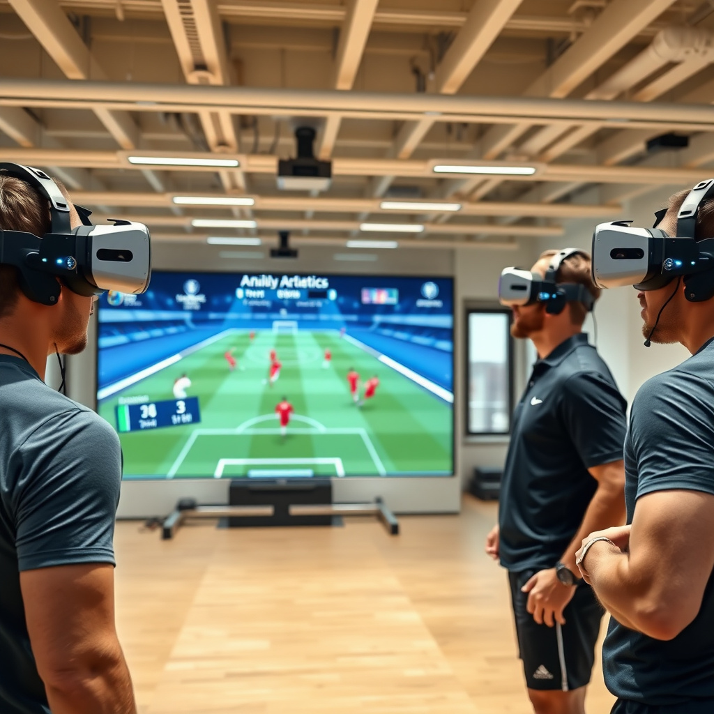 VR teknolojisiyle sporcular sanal antrenman yapıyor