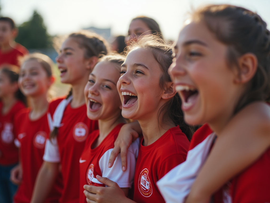 Çanakkale’deki genç kızlar spor zaferini kutluyor