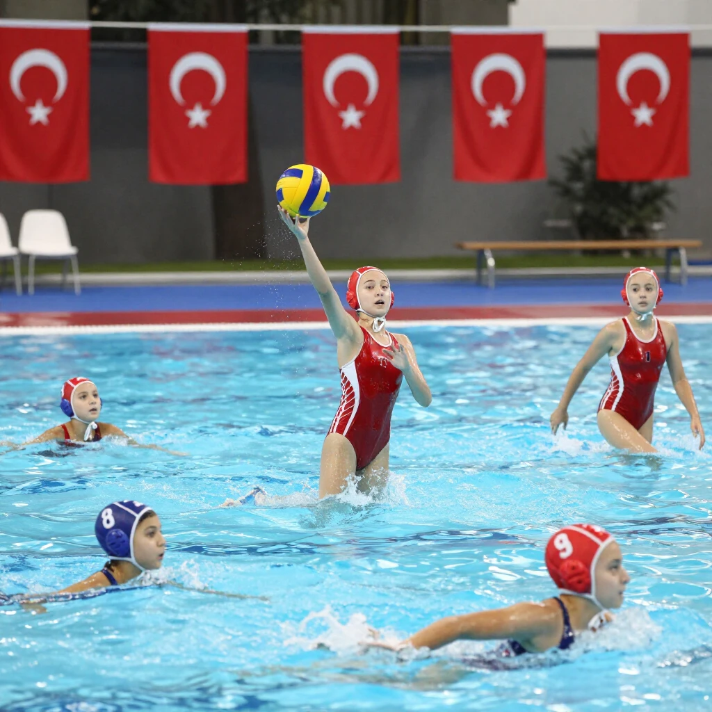 Spor dallarında genç Türk kızlar antrenman yapıyor