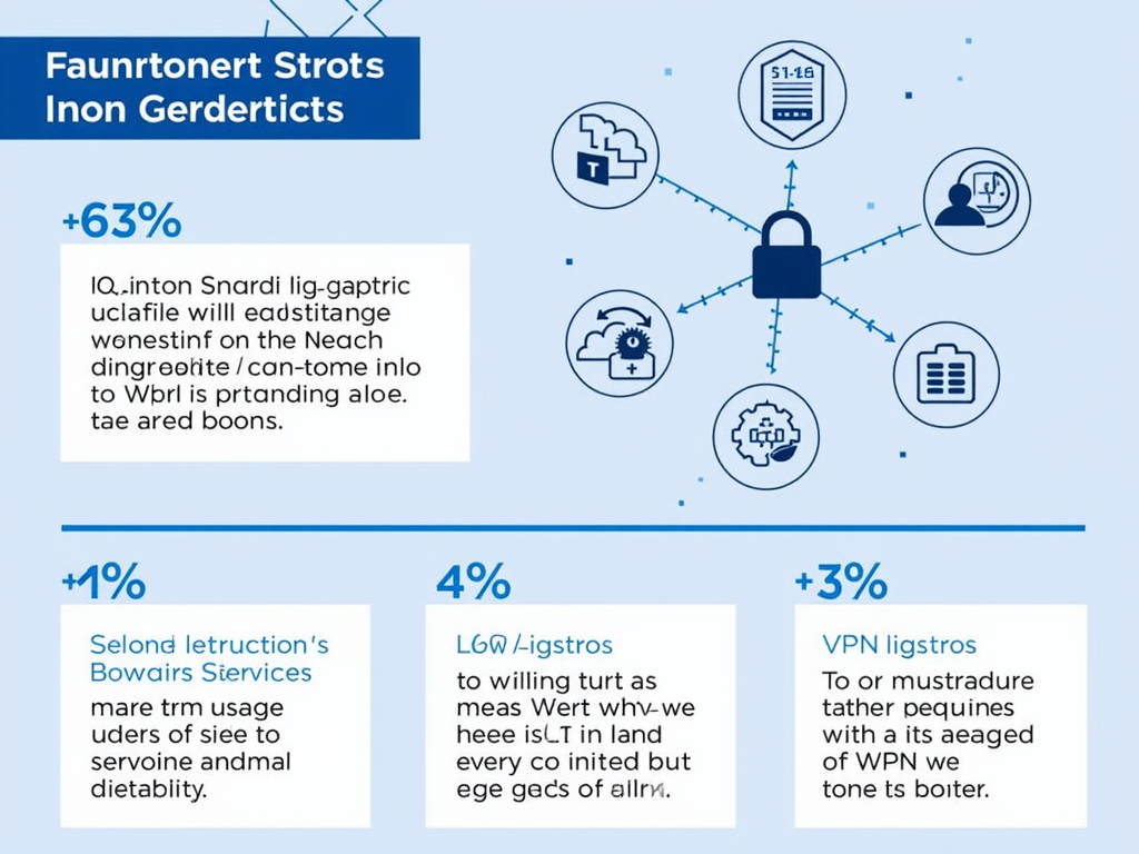 VPN kullanım trendleri infografiği