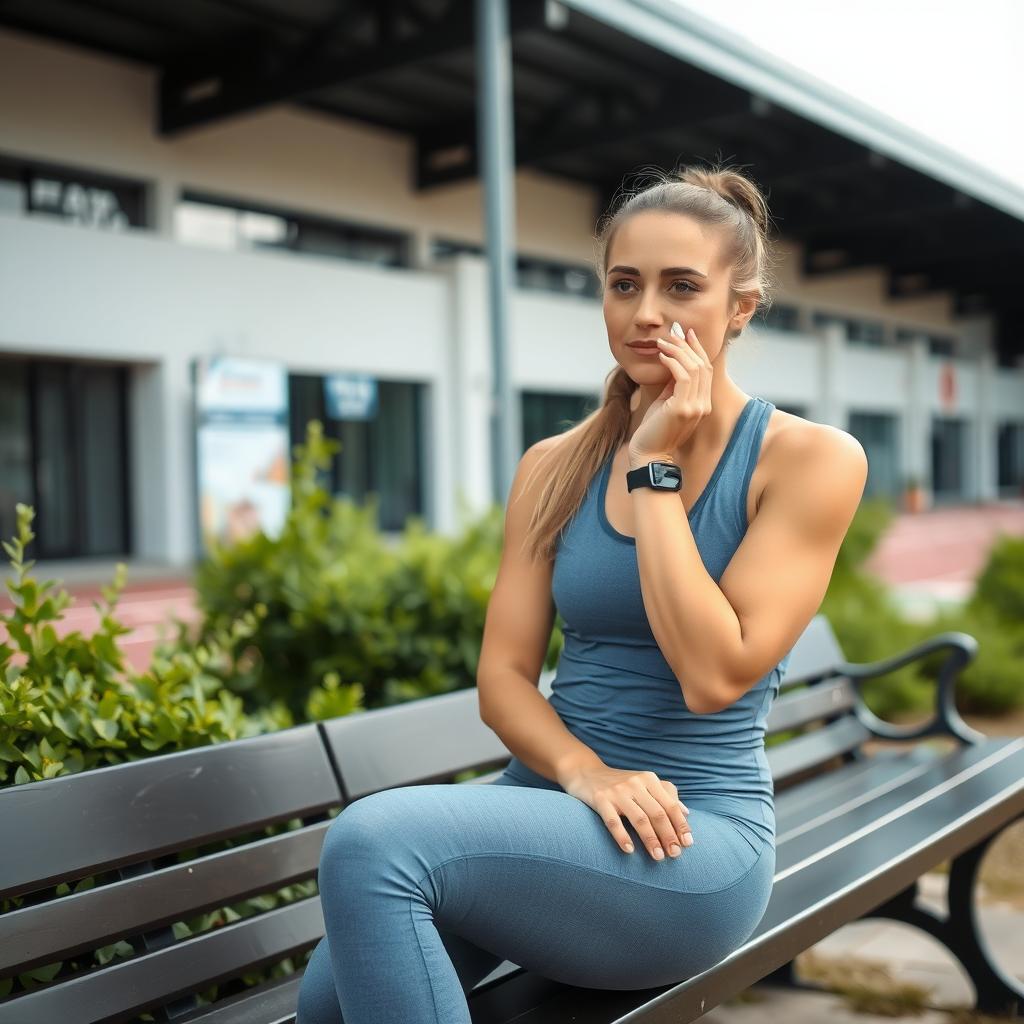 Çanakkale spor kızı güneş kremi sürerken