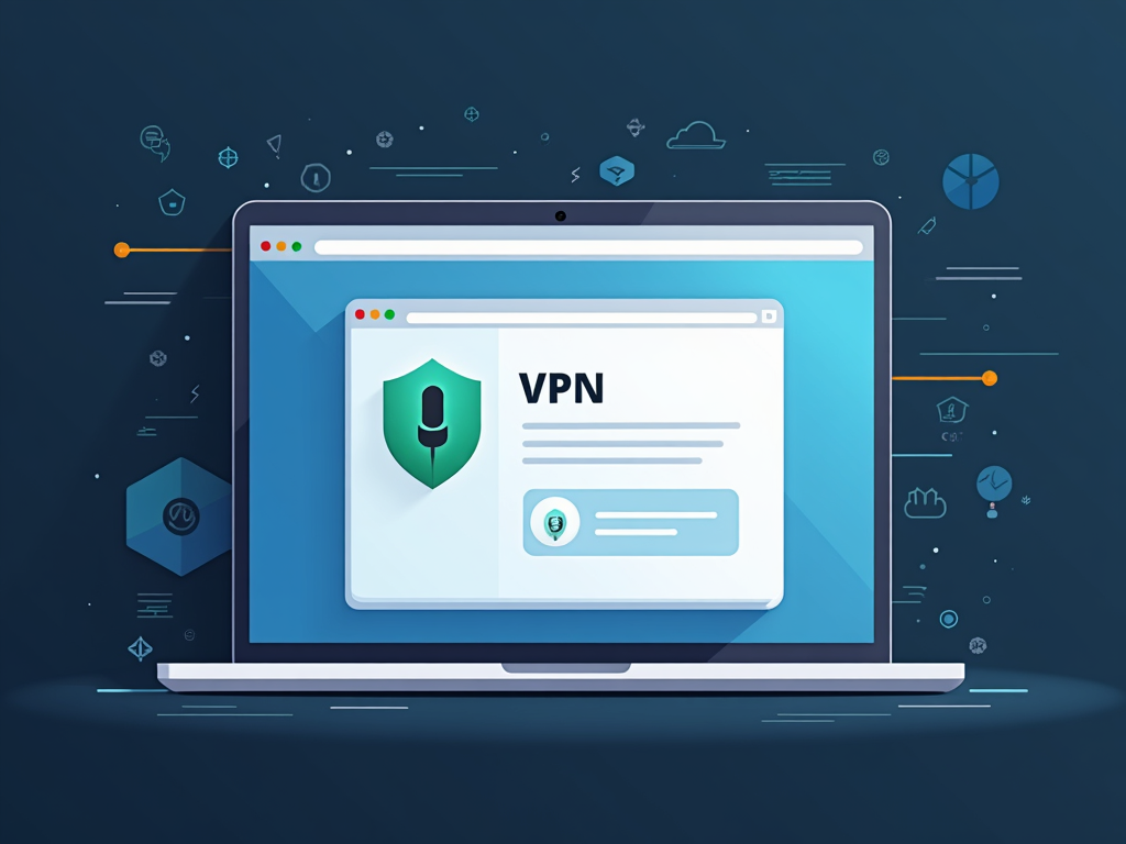VPN arayüzü ve arka planda çalışan bir torrent istemcisinin ekran görüntüsü.