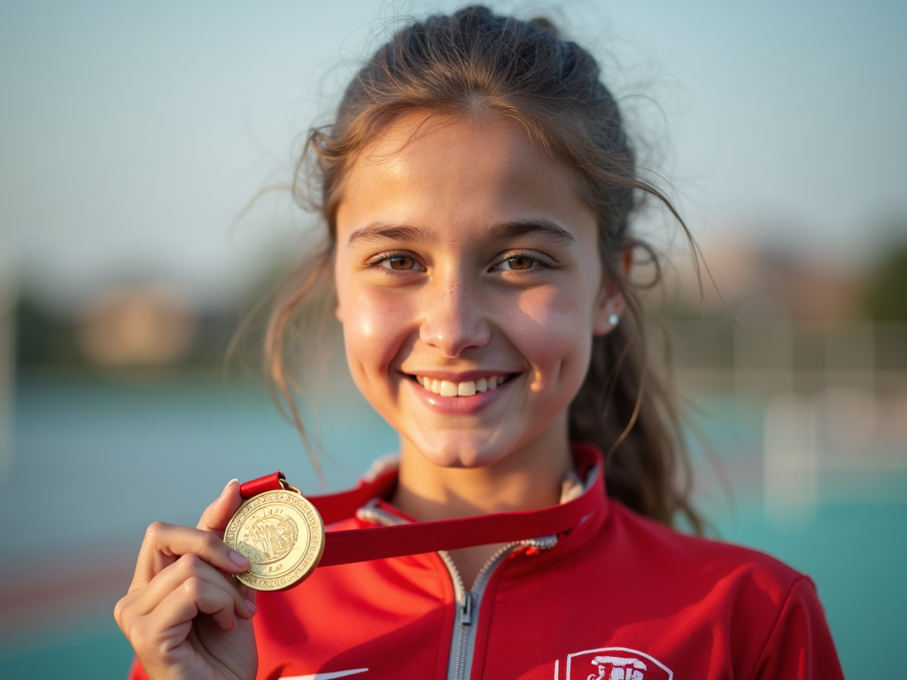 Çanakkale'den madalya kazanan genç Türk kadın sporcu
