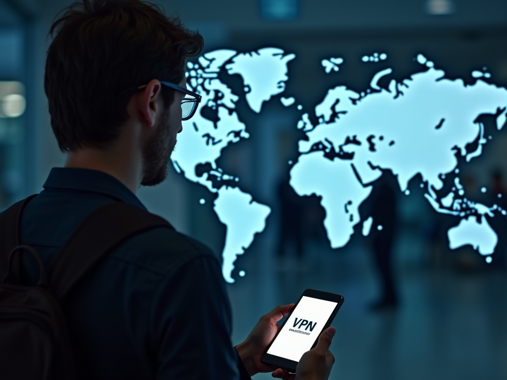 Havalimanında VPN ile Erişim Sağlayan Gezgin
