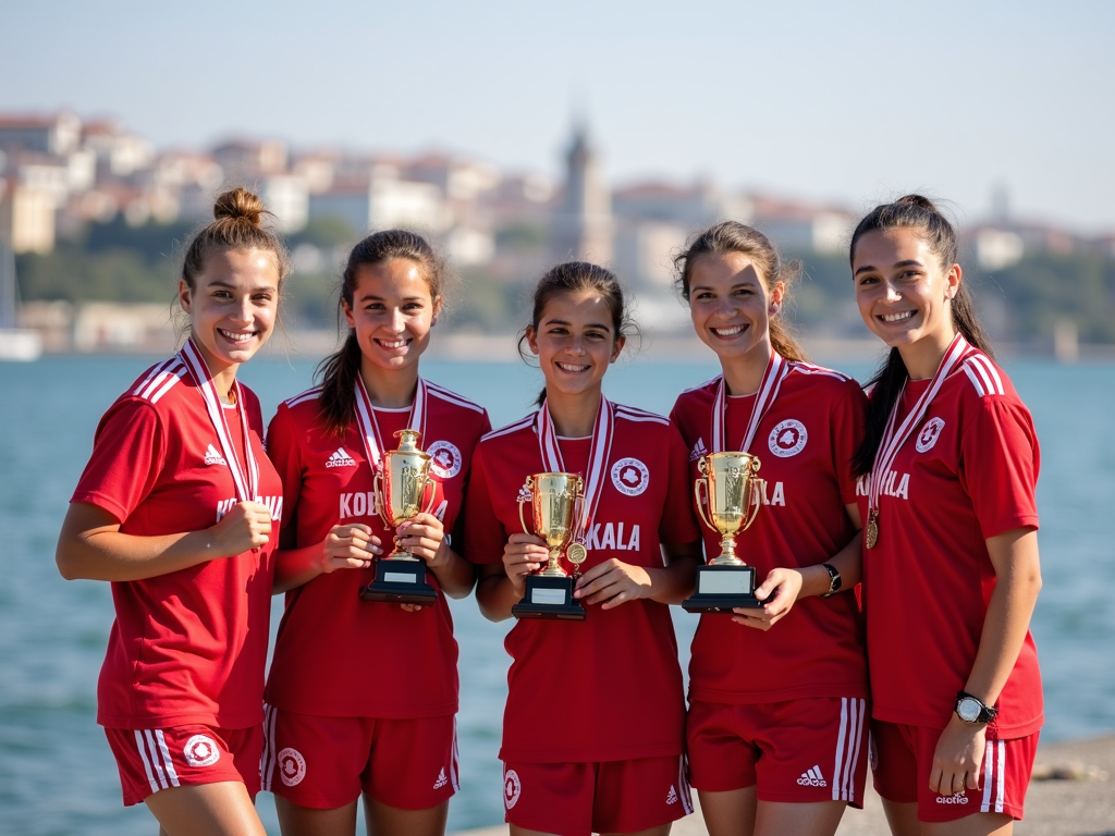 Spor Güzelleri Yarışması'nda ödül kazanan Çanakkale'li genç sporcular