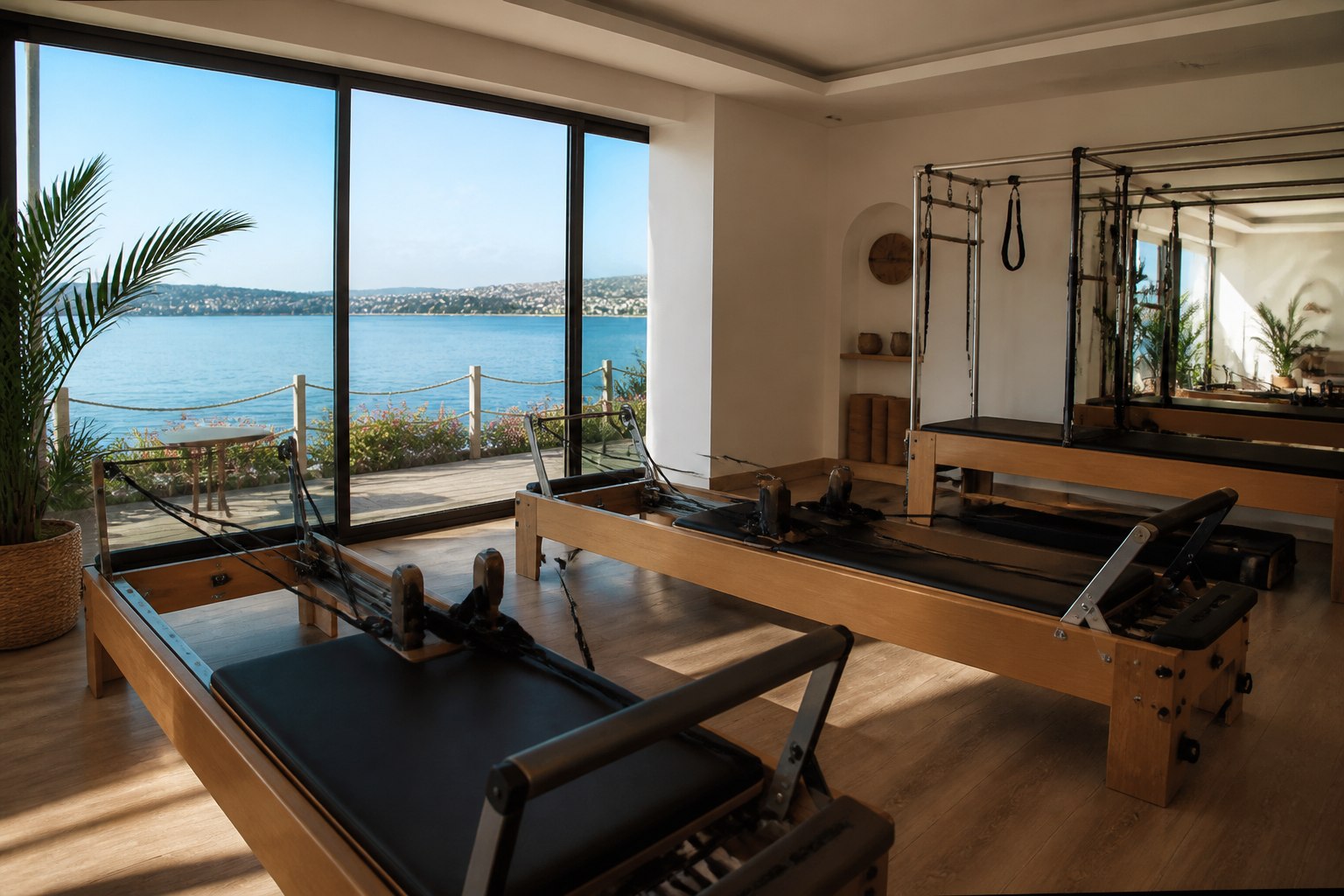 Çanakkale’deki En İyi Spor Salonları: Pilates stüdyosu manzaralı ortam