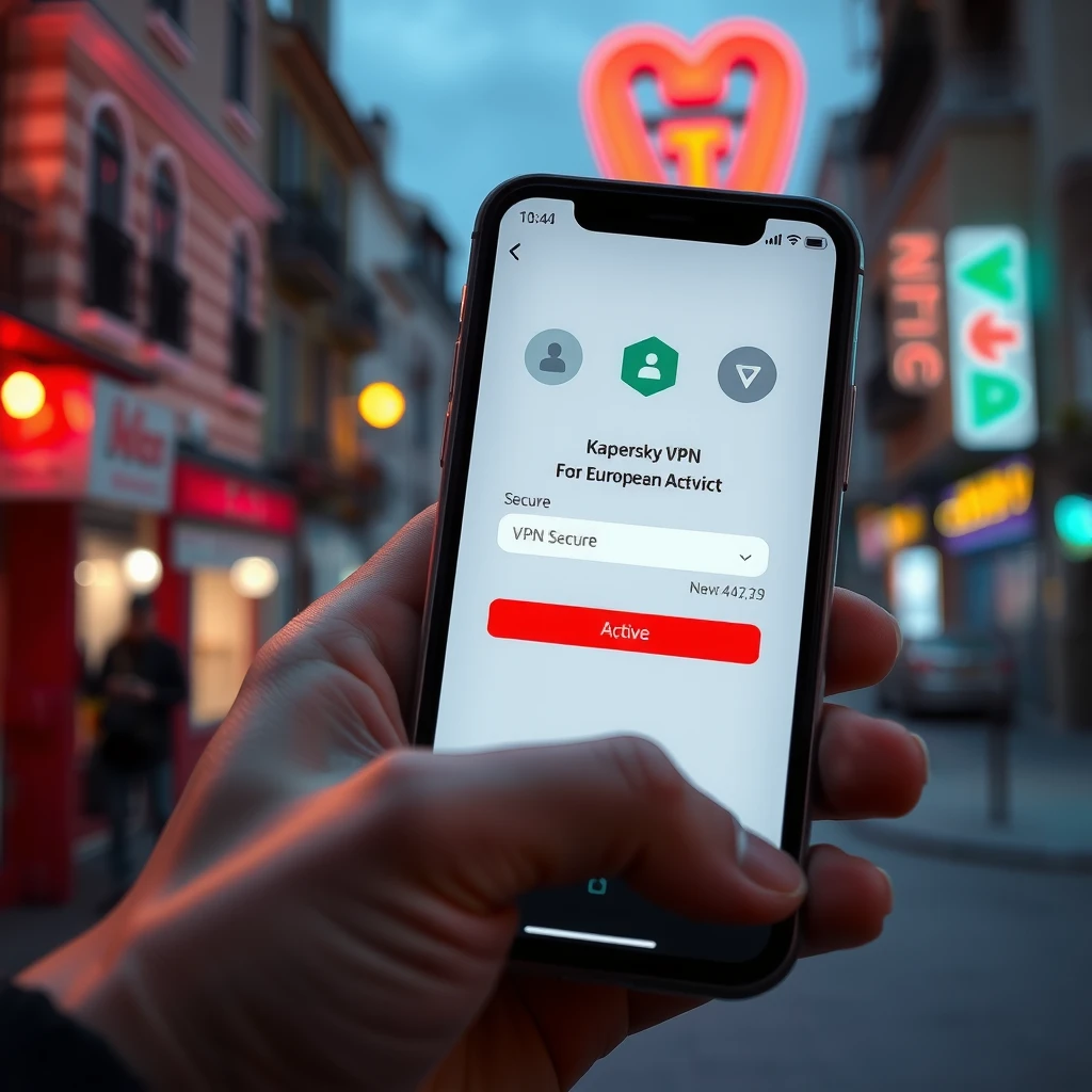 Akıllı telefonda Kaspersky VPN bağlantısı