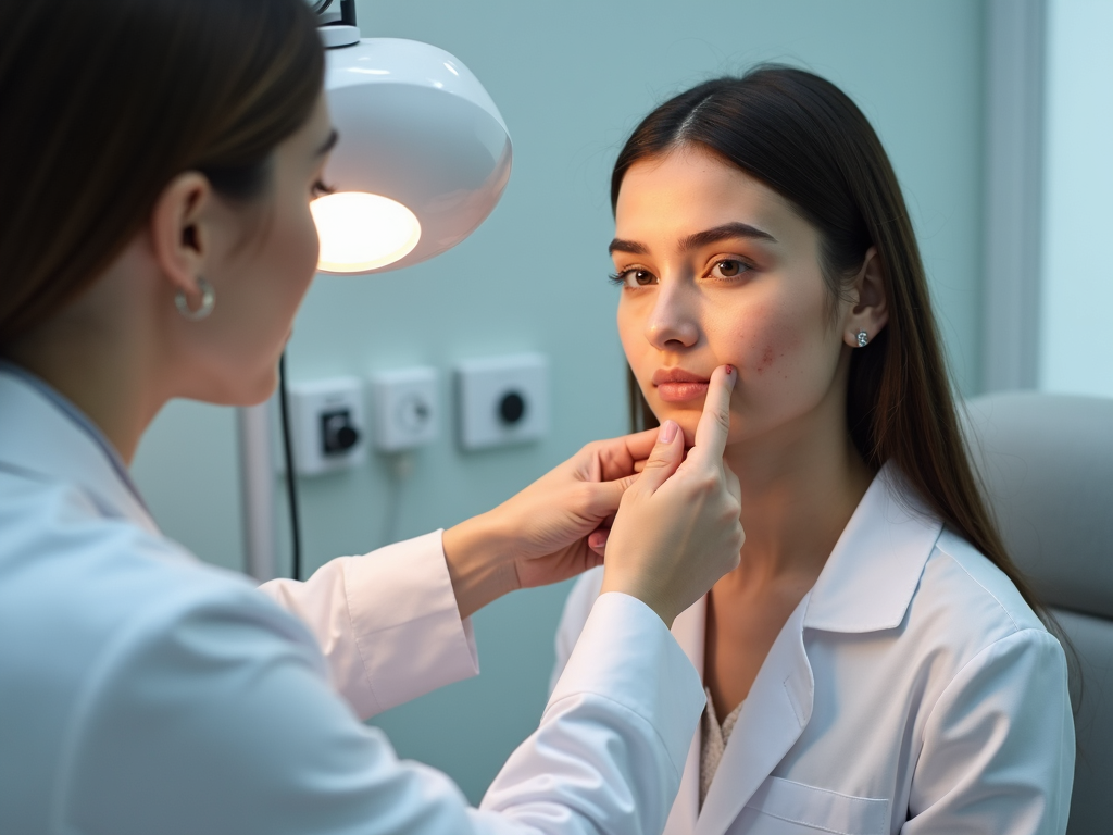 Çanakkale’de dermatolog cilt muayenesi yapıyor