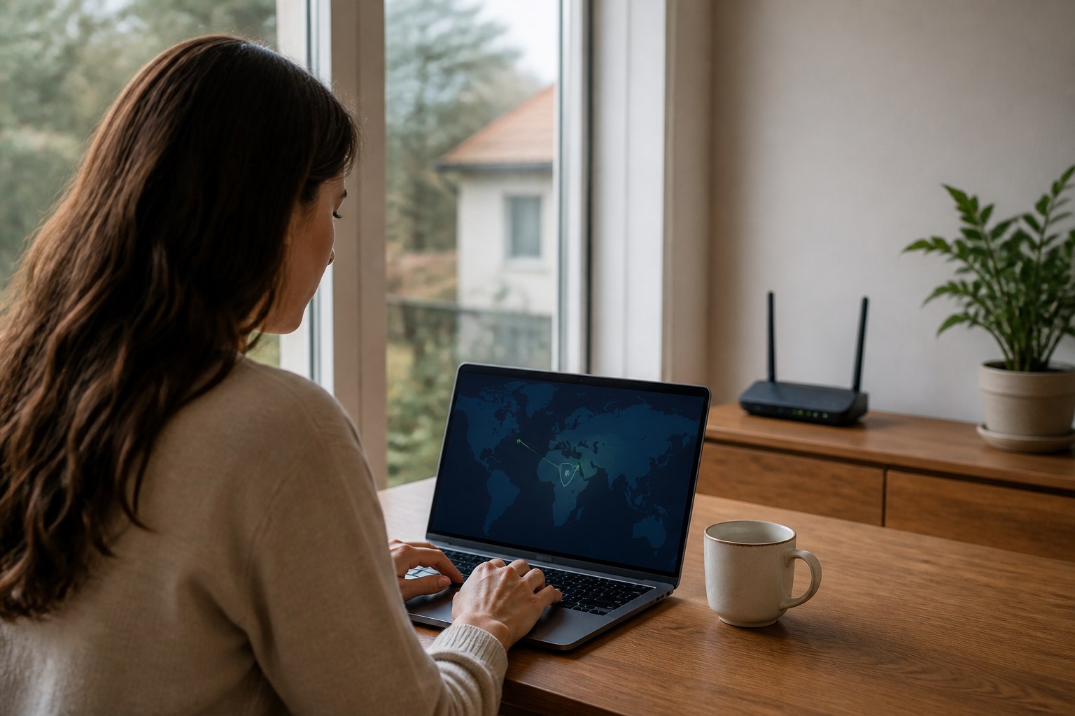 VPN ile ev ağının güvenli bağlantısı